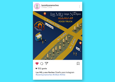 Diseño para Instagram de Las Mil y una Noches