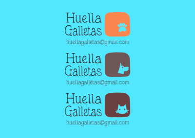 Diseño Logotipo Huella Galletas